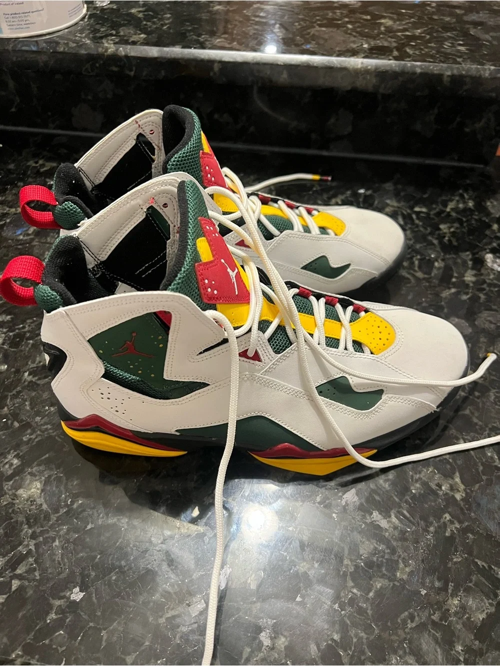Air Jordan True Flight 'White Fir Amarillo